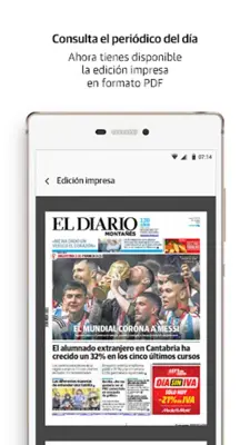 El Diario Montañés android App screenshot 4